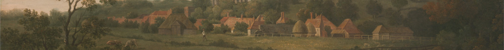 A Distant View of Hythe Village and Church, Kent, Arthur Nelson, 1767